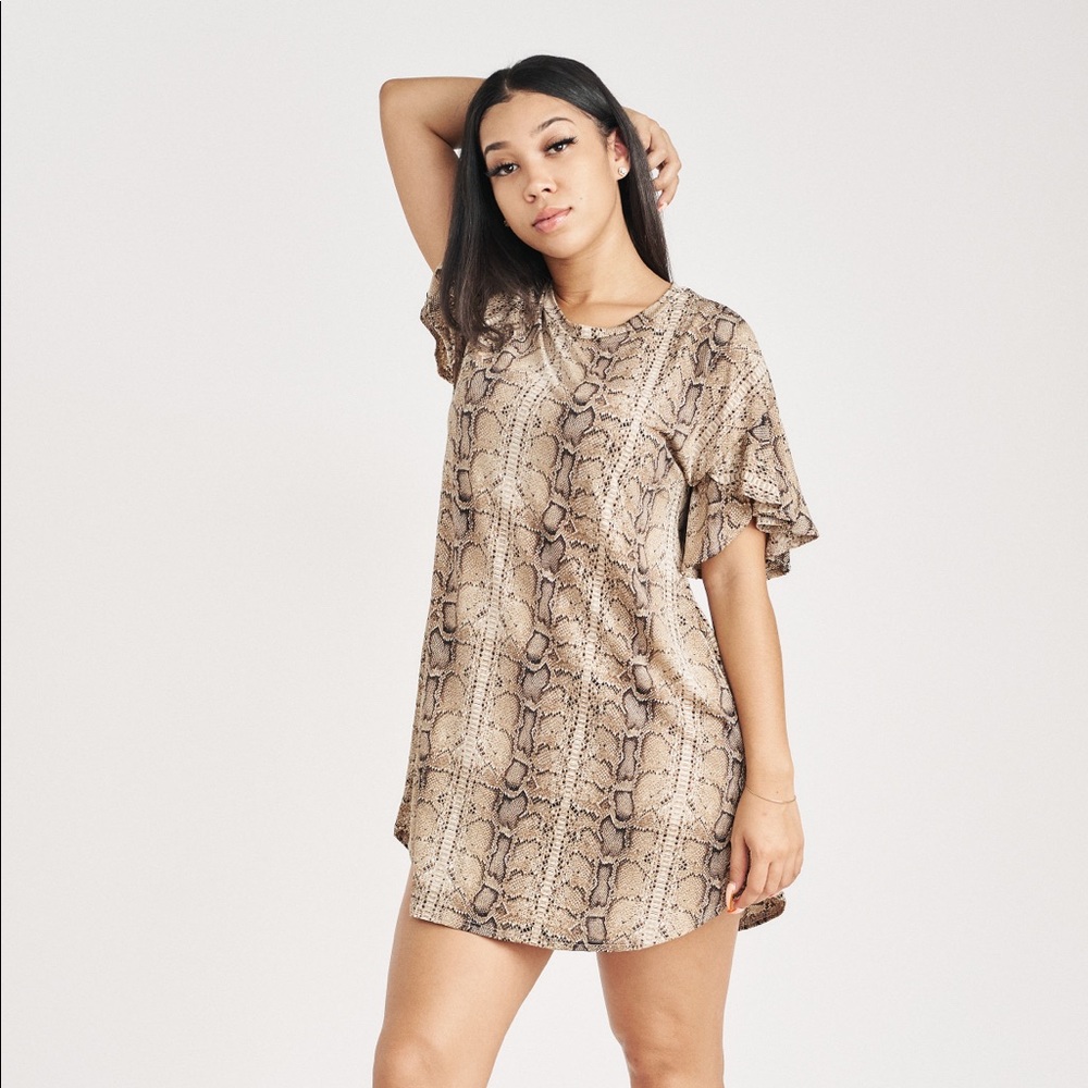 Snakeskin dress